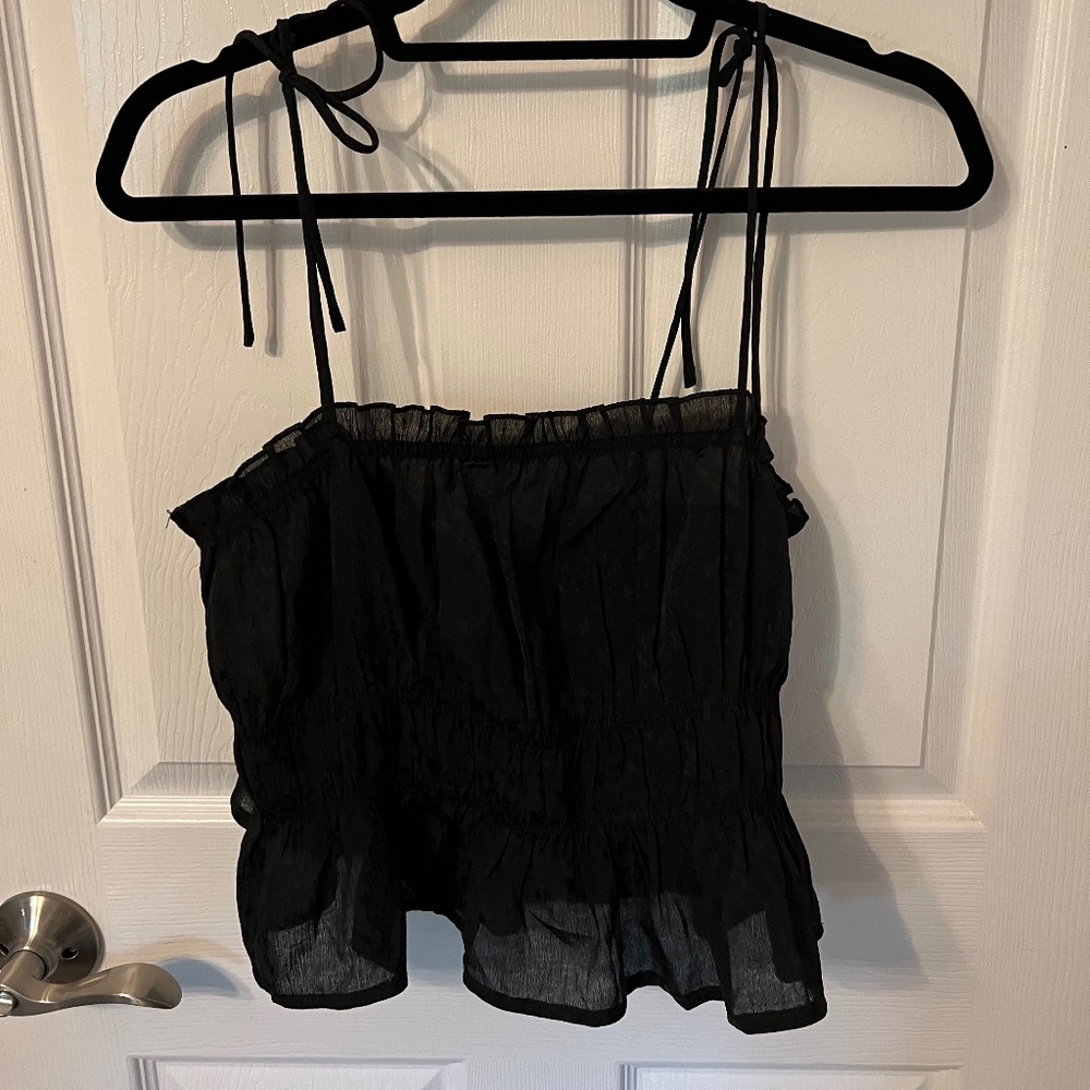 Princess Polly Sheer Floral Print Tank